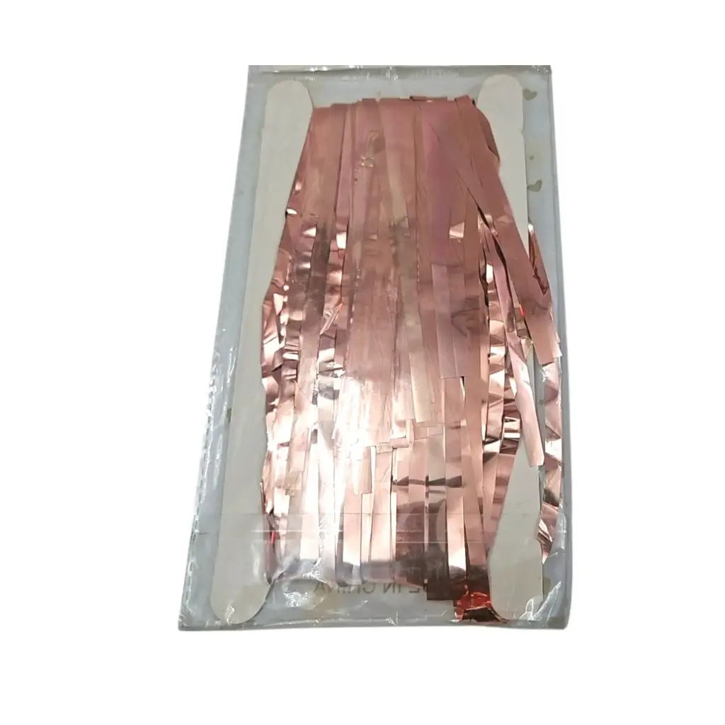 [IX000099] Foil Fringe Curtain  (Rose gold)