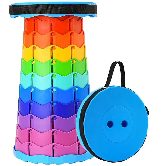 Portable Folding Travel Friendly Extension Stool