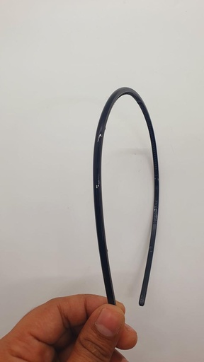 [IX001222] Small 5 mm Plane Hair Band (Black)