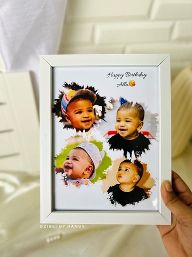 Customized  A4 Birthday Frame 