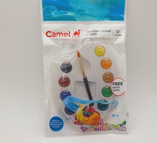 12 Shades Paint Color With Brush 