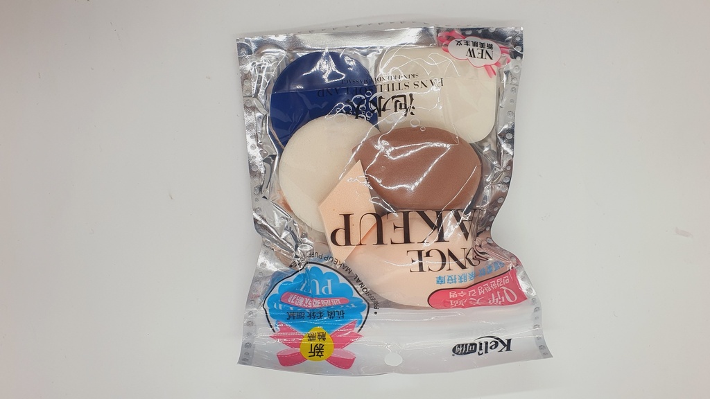 Powder Puff Sponge For Make Up 6 Pcs Set 