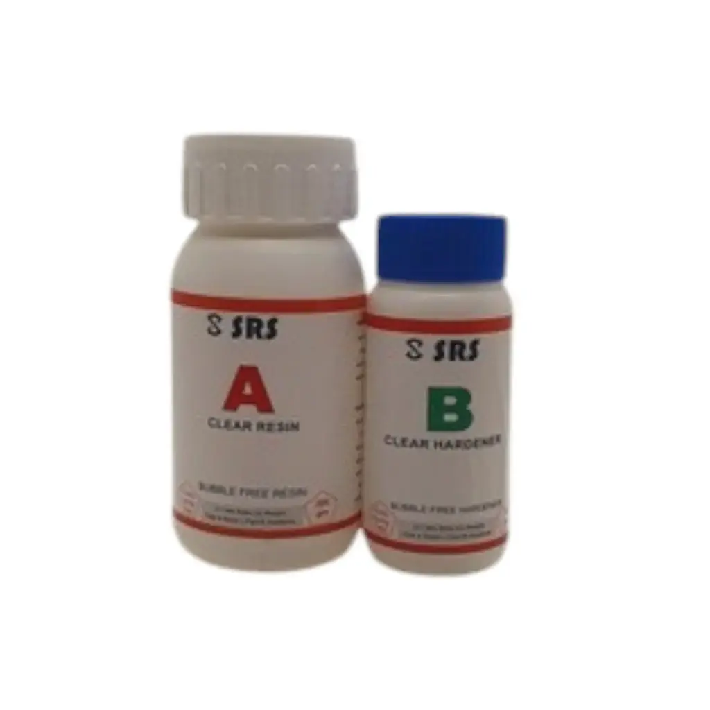 SRS 2 : 1 Bubble Free 200 gm Clear Resin & 100 gm Hardener