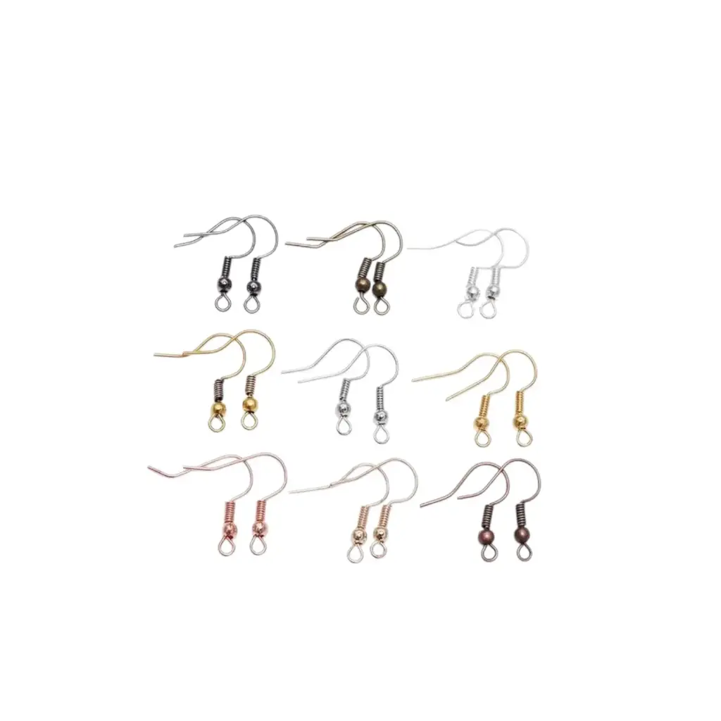 [IX001379] Earrings Accessories Pkt Of 25 (Earring Hook)