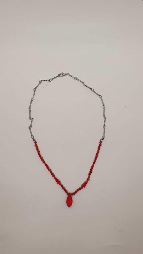 Muthu Mala Red & Steel Color
