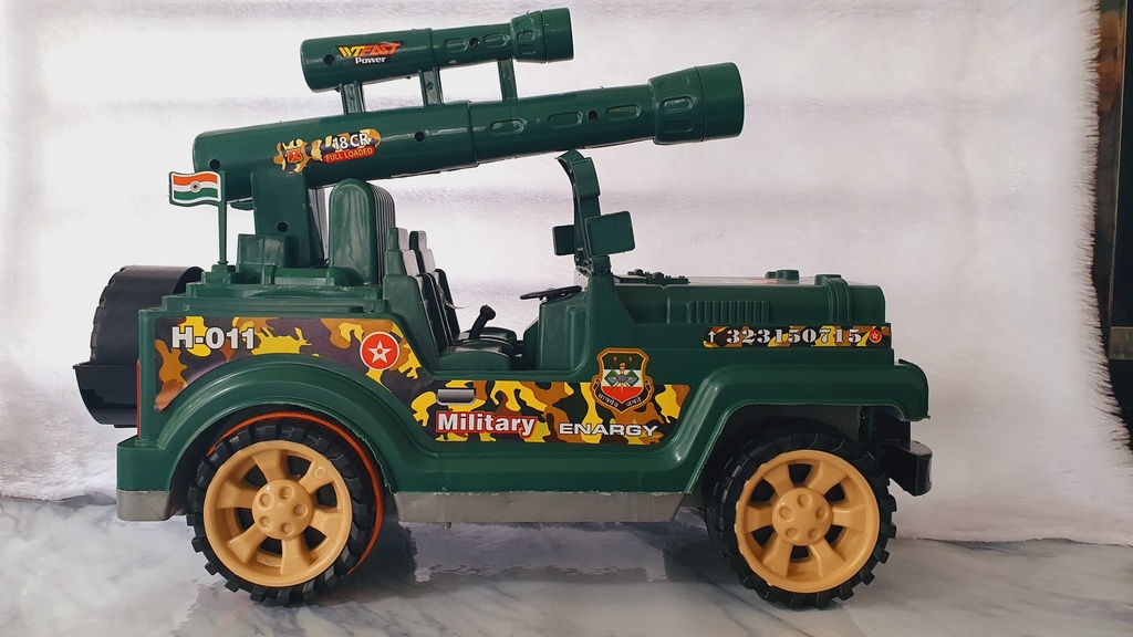 [IX001447] Military's Toy Jeep Big Size (Green)