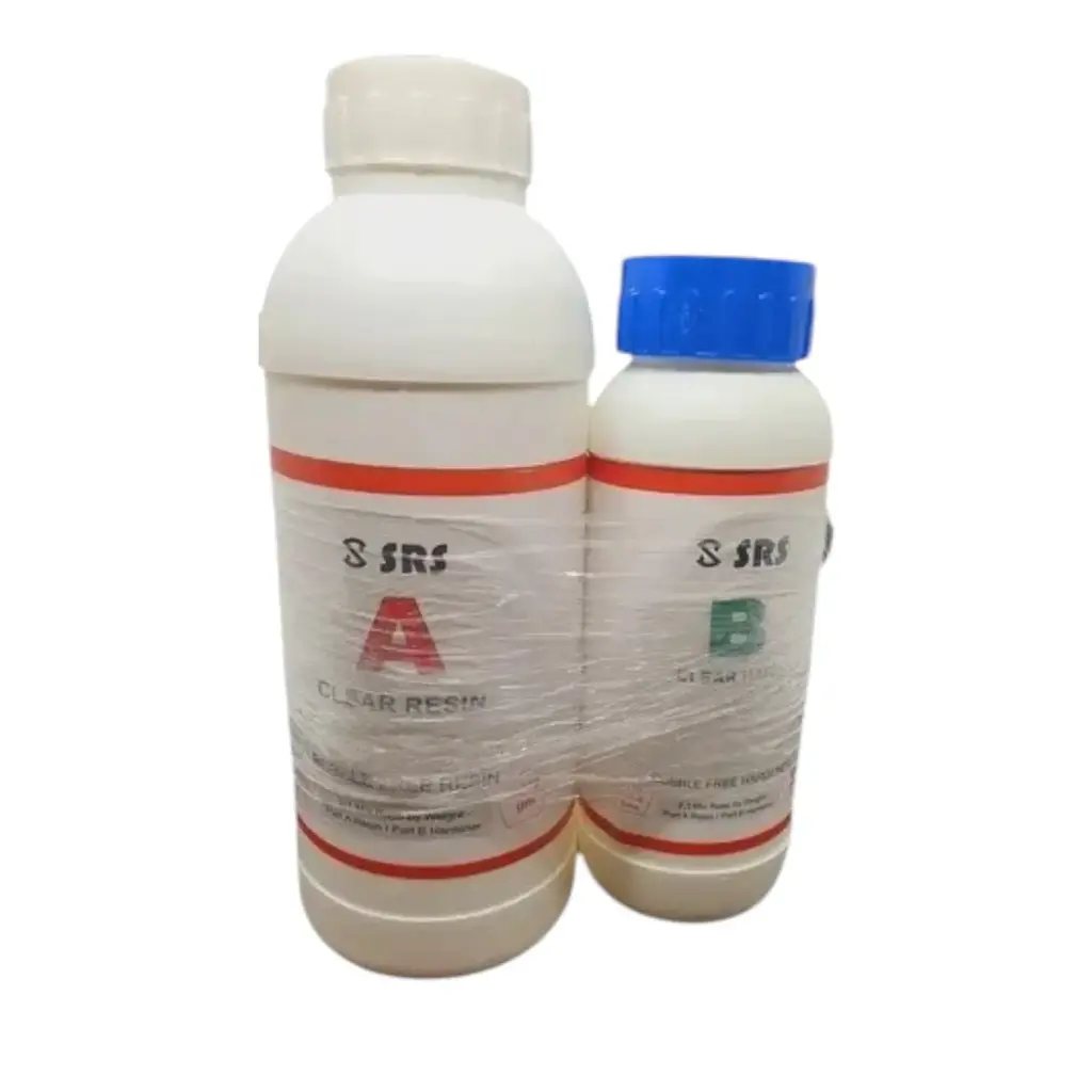SRS 2 : 1 Bubble Free Clear 1000 gm Resin & 500 gm Hardener 
