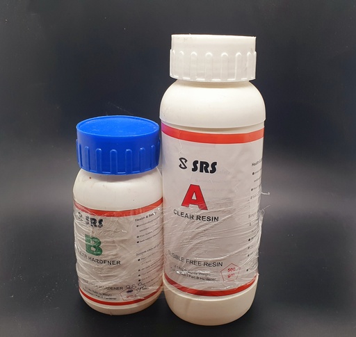 SRS 2 : 1 Bubble Free Clear 500gm Resin & 250gm Hardener  