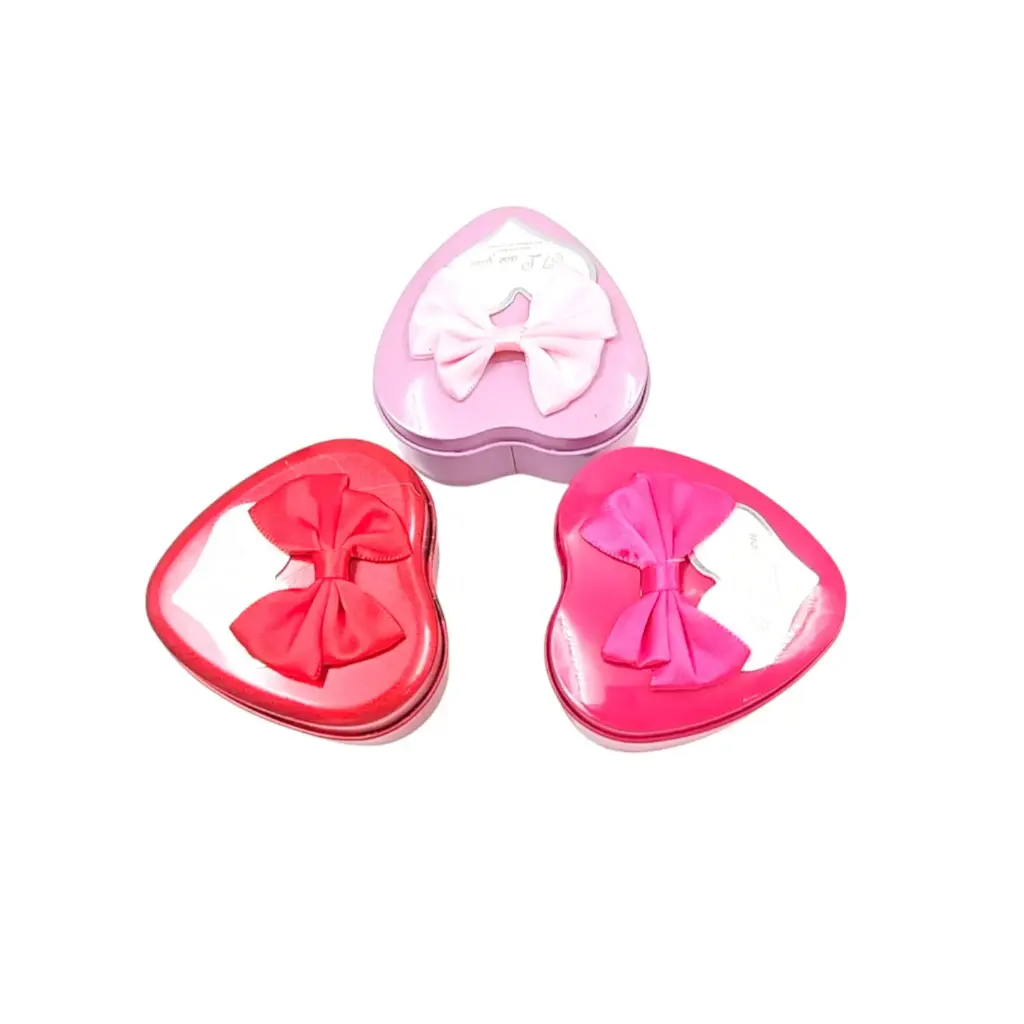 [IX001505] Metal Heart Shape Mini Gift Box (Red)