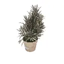Artificial Metallic Flower Pot 