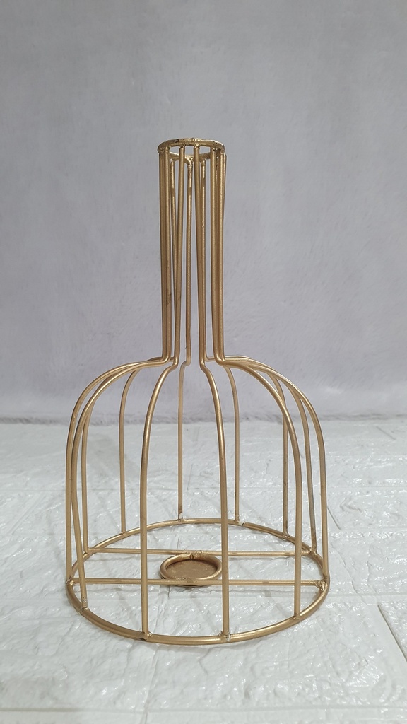 Metal Flower Vase 8 X 5