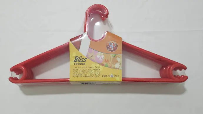 Bliss Cloth Hanger Set Of 6