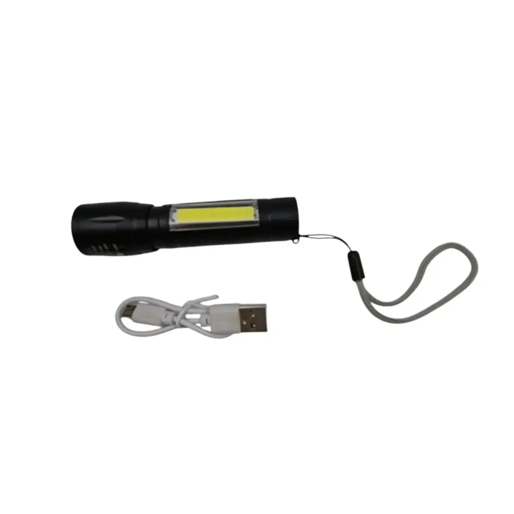 [IX002143] Mini Pocket USB Chargeable Waterproof Torch