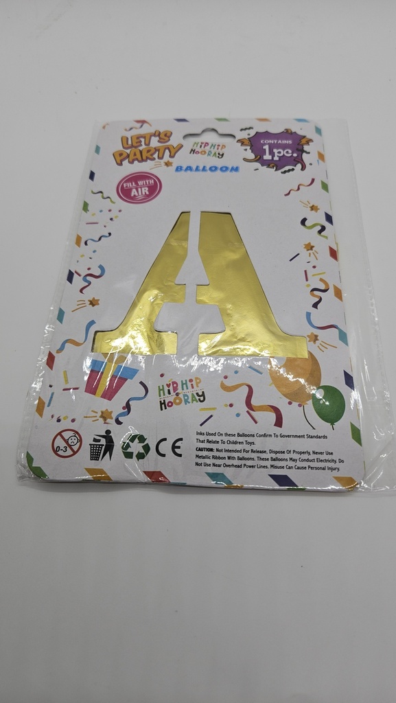 Alphabetic Spelling Foil Balloons 