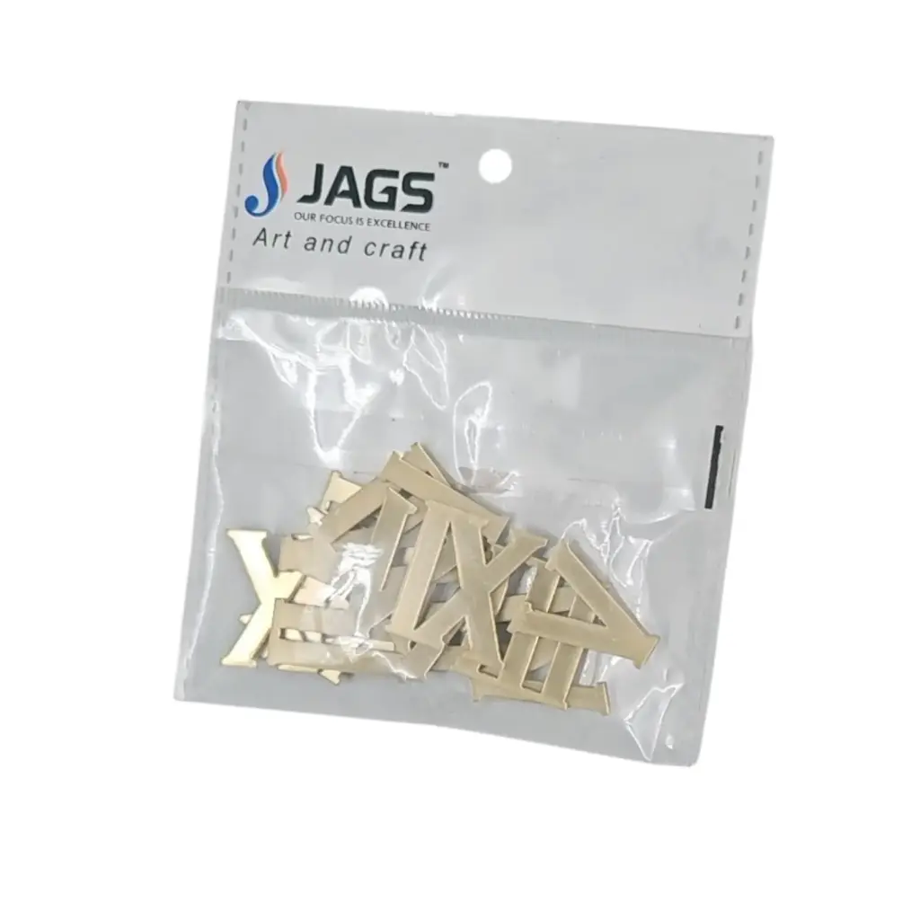 [IX002465] Acrylic Roman Numbers For Clock Making 1 - 12  