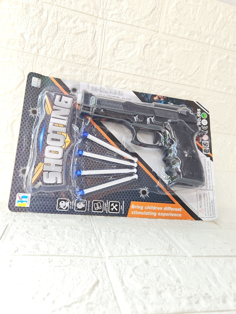 Shooting Toy Gun With 4 Bullets