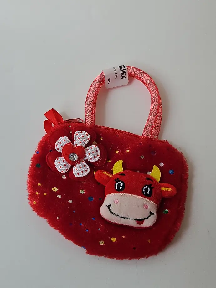 [IX2400077] Kids Fancy Mini Hand Bag Small (Red)