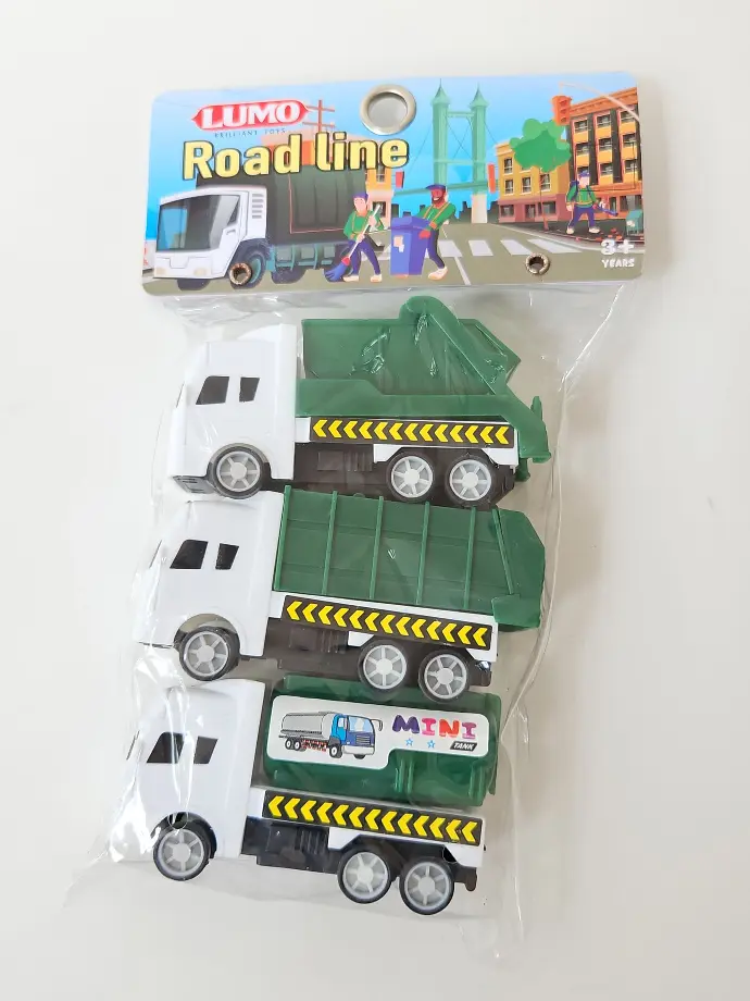 Road Line Mini Truck Set Of 3