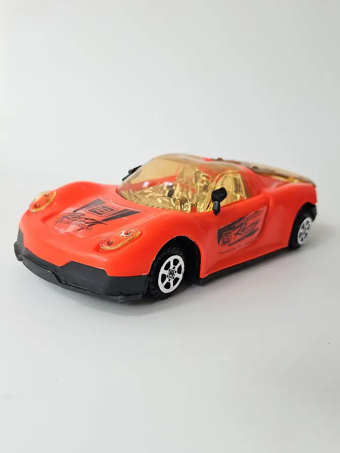 [IX2400236] Kids Toy Car With Brass Finish (Red)