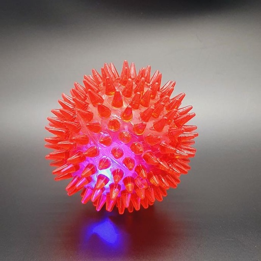 [IX000245] Flashing Spikey Ball With Sound 