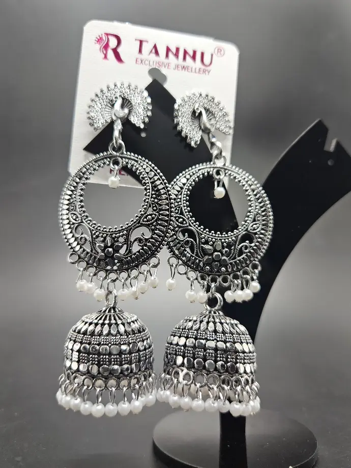 [IX2400712] Earring 3 Layer Jimiki Design