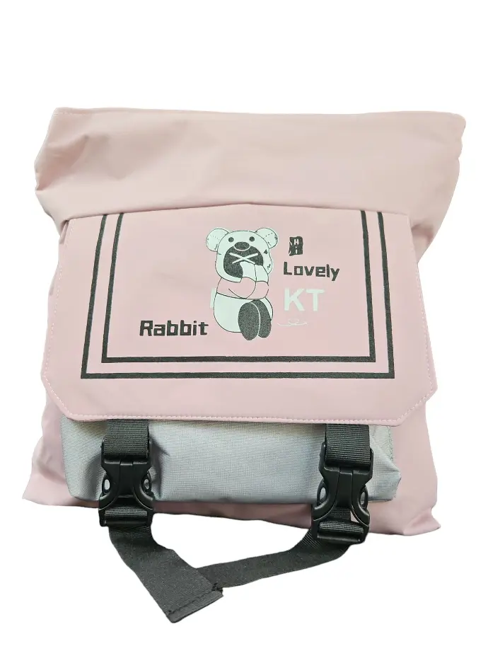 [IX2401085] Tote Lovely KT Rabbit One Side Collage Bag  (Pink)