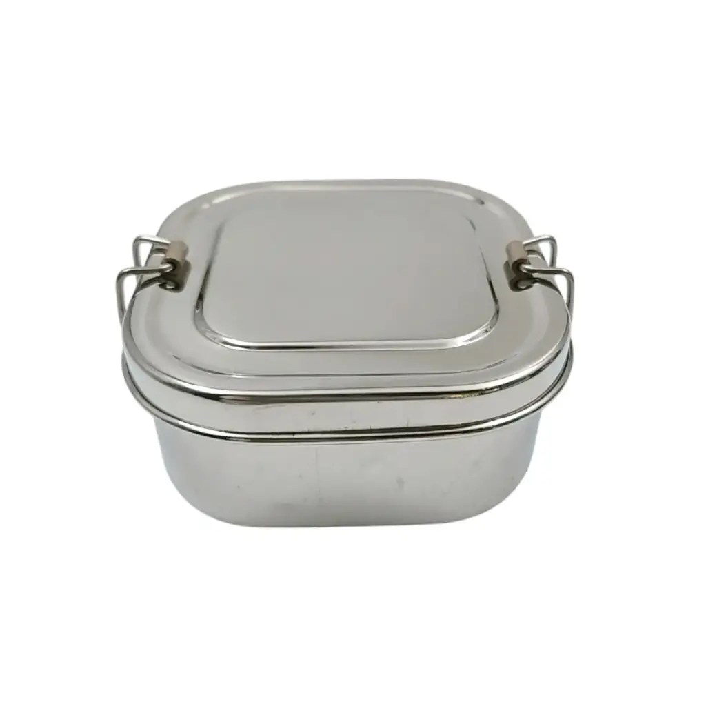 [IX2401184] Ocean Square Sandwich Lunch Box With plate Small