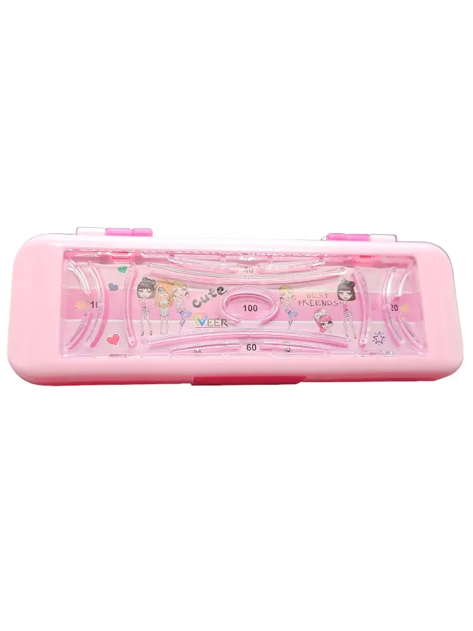 [IX2401277] Pencil Box Find The Way Game 20cm (Pink)