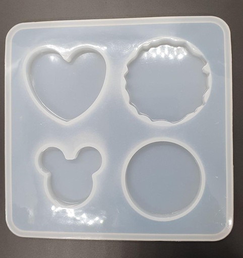 [IX000289] RAWS008 Resin Pop Socket Mould 4 Set