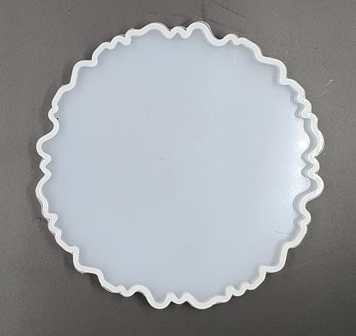 [IX000294] RM07 Silicone Mould Zig zag Round 10 cm