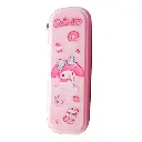Pencil Box Hard Plastic Cartoon Theme Top Lid Bulged Design 22.3x9.3cm