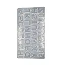 RAWS138 Silicone Mould  A-Z Large 