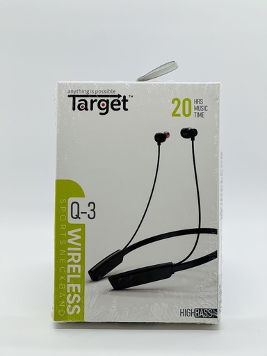 Q3 Wireless Neckband / Head Phone [Target] 