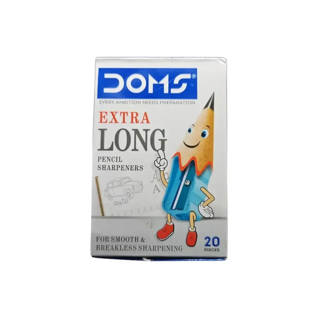 Doms Extra Long Multicolor Pencil Sharpener Pcs