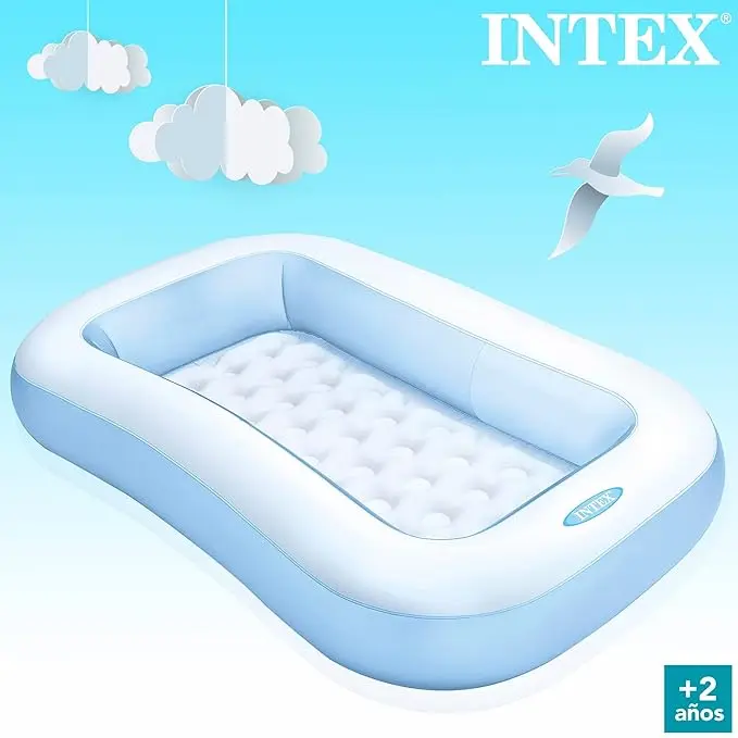 57403NP Inflatable Family Rectangular Swimming Pool 1.66x1.00x0.25m