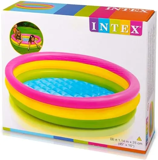 57412NP Baby Pool Inflatable Bath Tub 3 Feet 1.14x0.25m