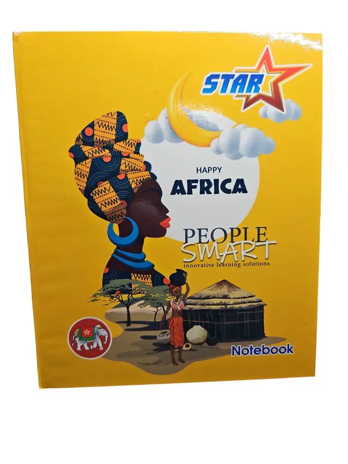 Star Notebook 19x15.5cm 124 Pages