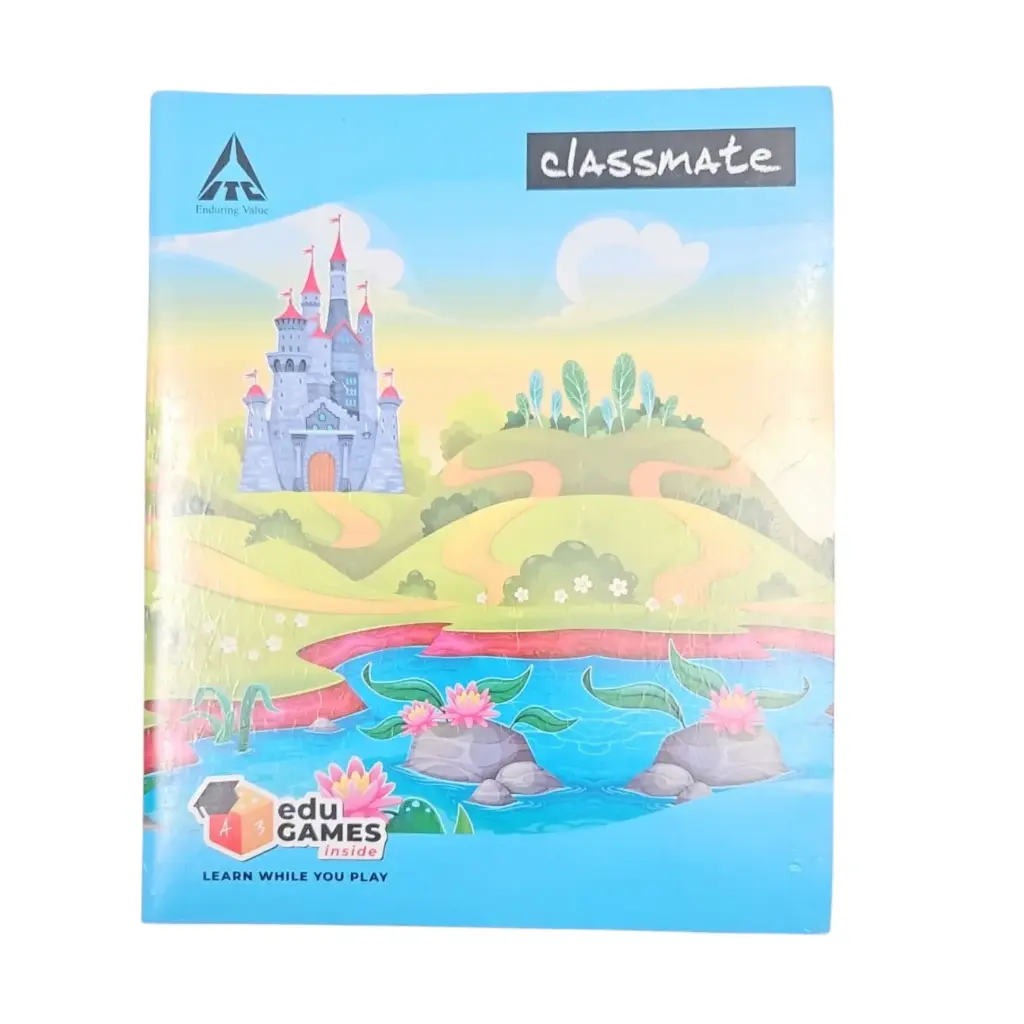 [IX2401709] ITC Classmate Notebook 19x15.5cm 172 Pages (No Line)