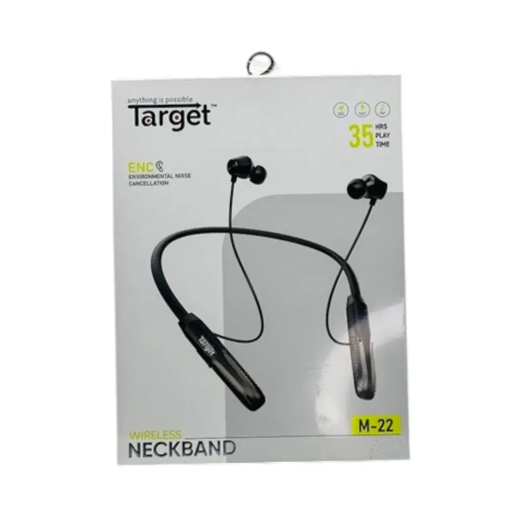 [IX000036] M22 Wireless Neckband / Head Phone [Target]  (Matte Blue)
