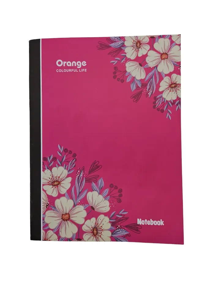 Orange Colorful Life Notebook 24x18cm 192 Pages