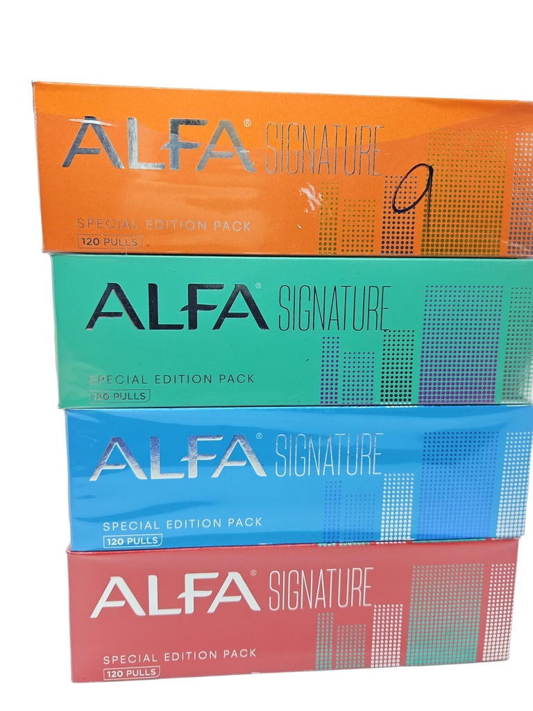 Alfa Signature Premium Face Tissue 120 Pulls