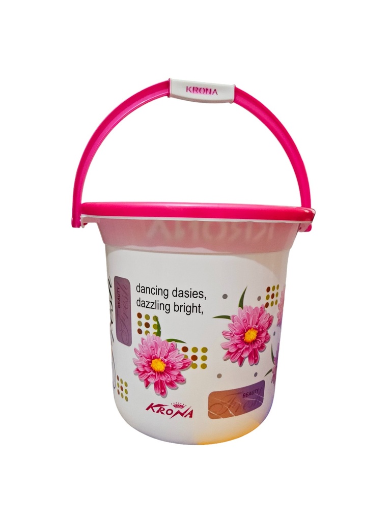 krona Beauty Fresh Floral White Bucket