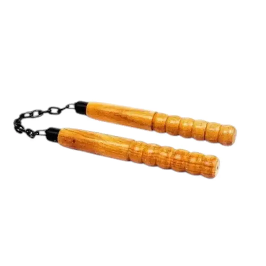 Hindustan Nanchaku Marshal Arts Tool Wooden Handle