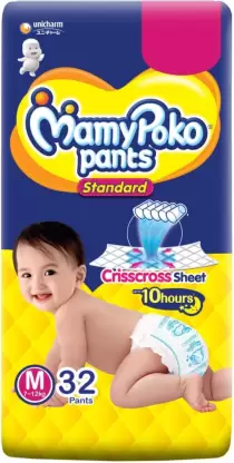 Mamy Poko Standers Diaper Pants 32s/Pack -Medium