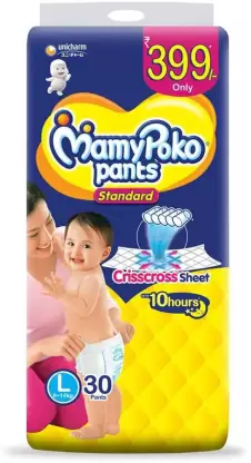 Mamy Poko Standers Diaper Pants Pack Of 30-Large