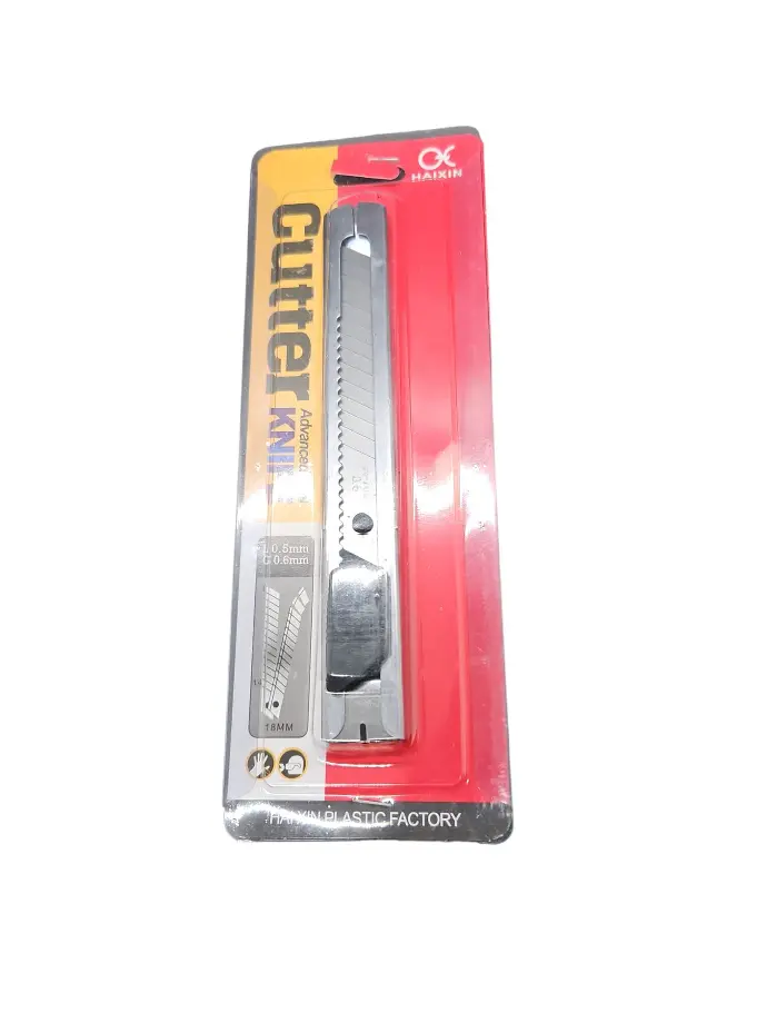 Paper Cutter Knife Metal Holder 15x2cm Steel