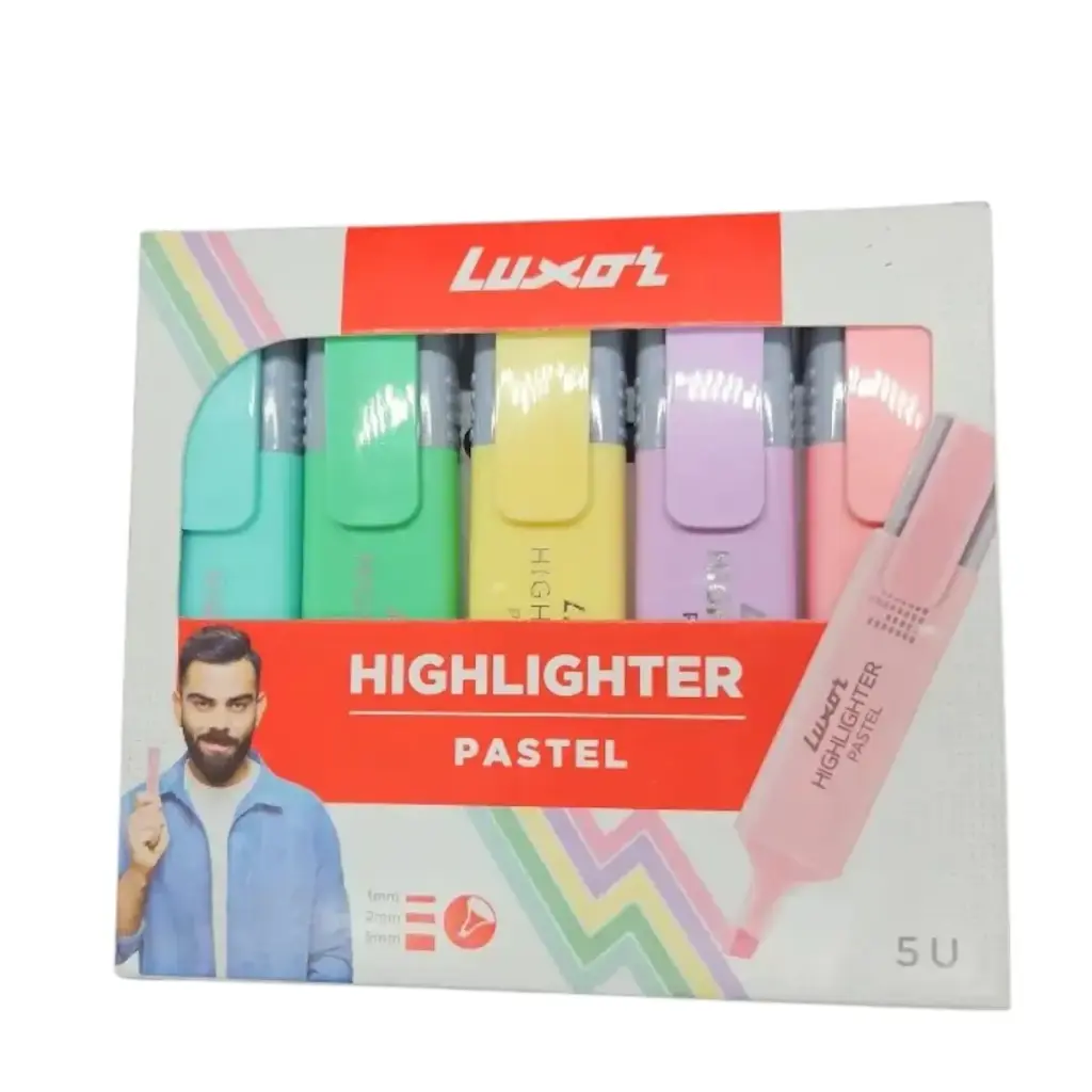 Luxor Highlighter Pastel 5U 1852-P