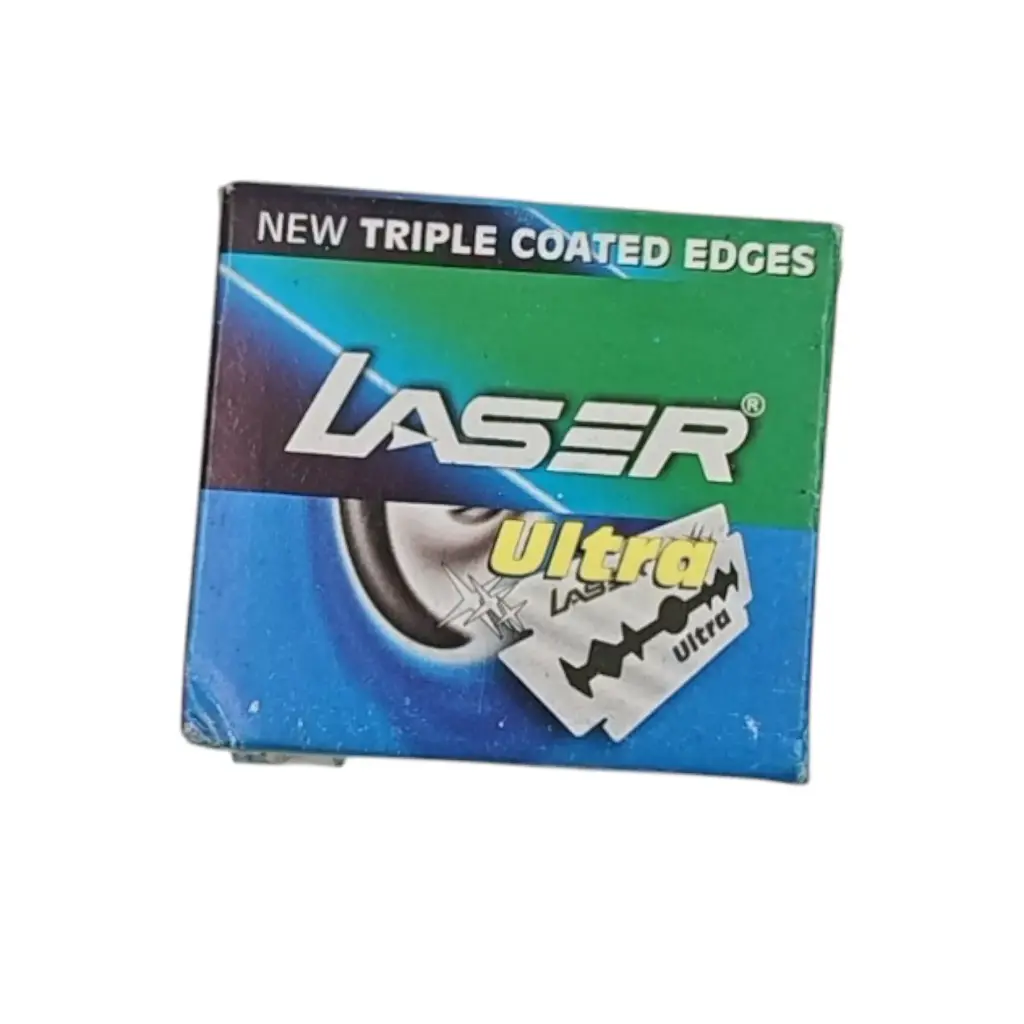 Laser Ultra Triple Coated Edges Razor Blades