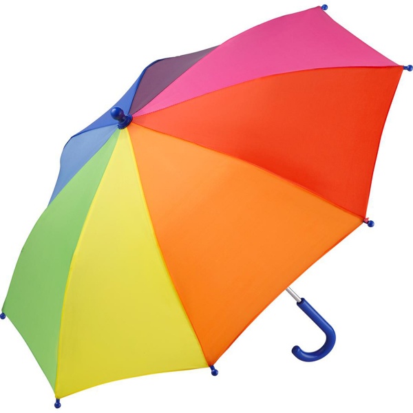 Kids Ice Cream Handle Color full Rainbow Flower Umbrella  
