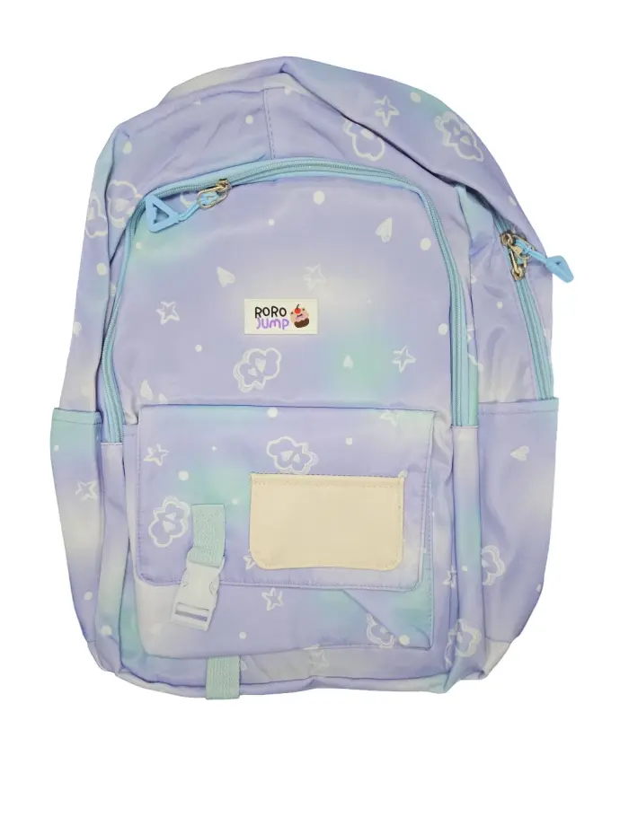 Roro Jump School Bag/Backpack Double Main Pockets 43x30cm